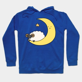 Crescent Moon Ram Hoodie